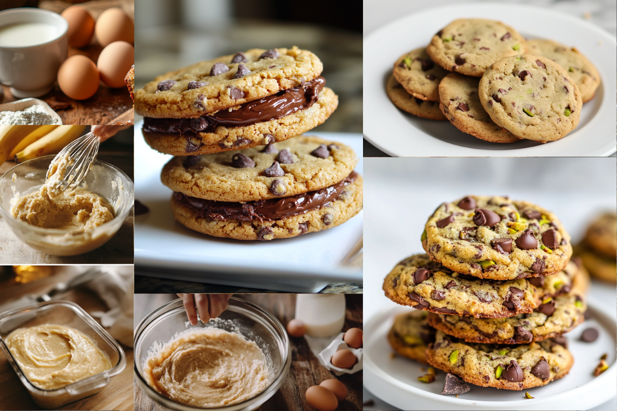 How each ingredient affects a cookie? A display of flour, sugar, butter, and eggs on a countertop, highlighting their roles in baking cookies.